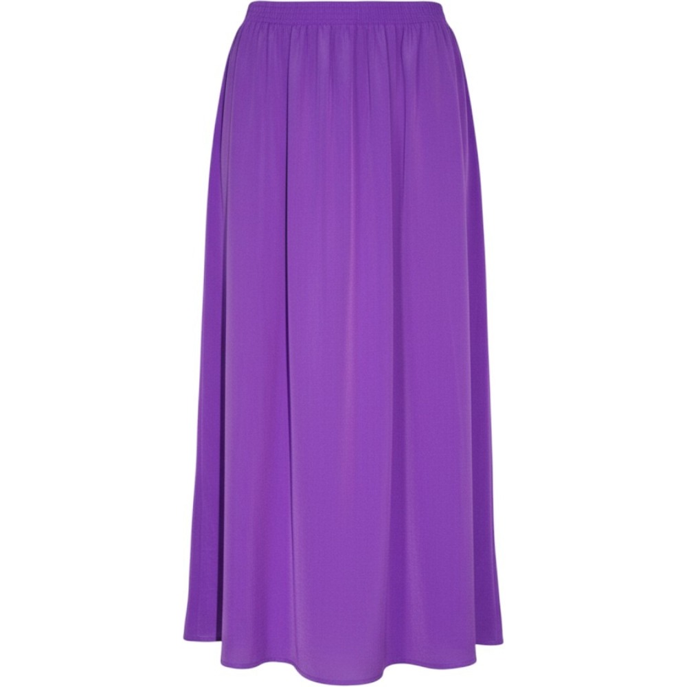 Vintage Peter Popovitch Medium Purple Maxi Skirt Flowy 90s Made in USA